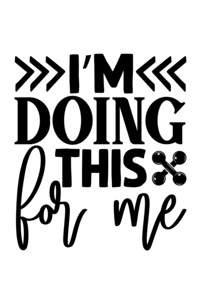 StoryGift Romania Sticker Exterior Cu Textul "i'm Doing This For Me" - Eu Fac...