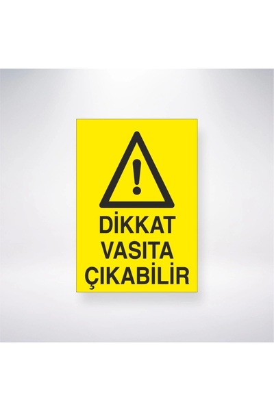 Reysa Tasarım Caution: Caution May Be Removed Sticker 20X28 cm