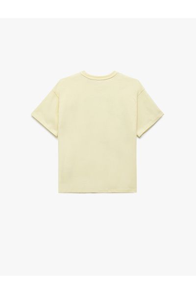 Koton Snoopy Printed Crew Neck Short Sleeve Cotton Licensed t Shirt