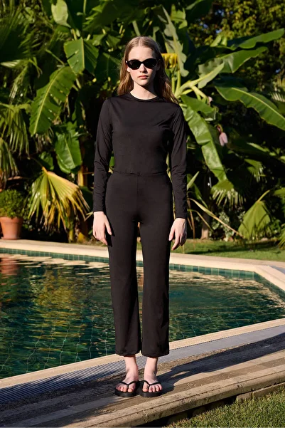 BE BLUE BlackStraightHijab Swimsuit Pants