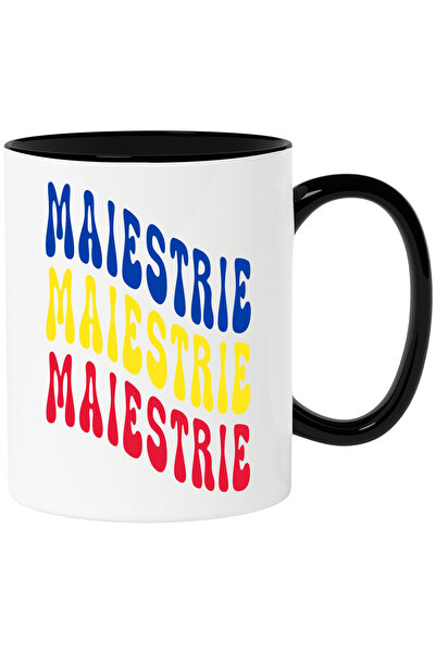 StoryGift Romania The Word of Mastery Mug, in the Colors of the Romanian Flag...