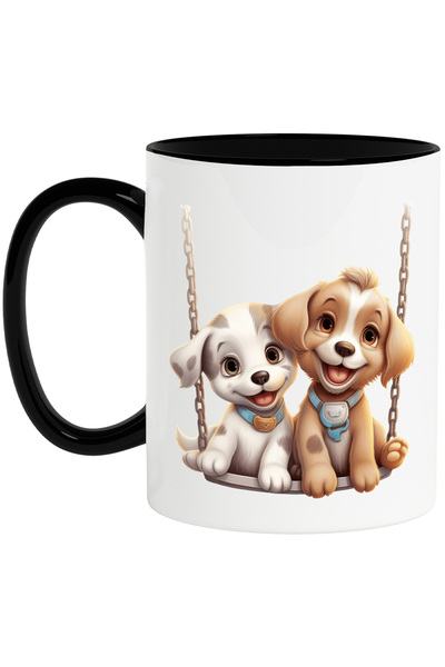 StoryGift Romania Cana cu 2 catelusi care se dau in leagan | ilustratie | ami...