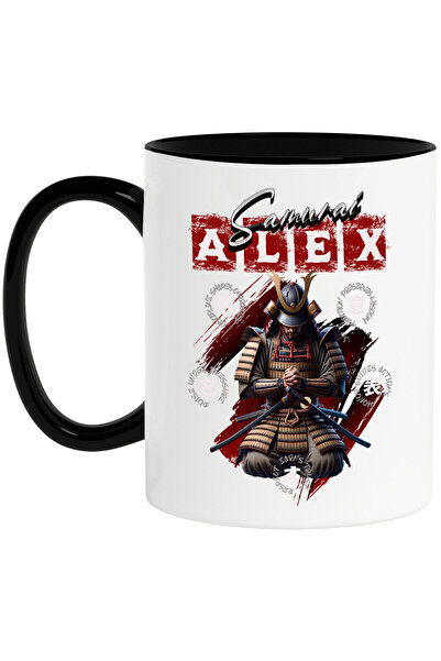 StoryGift Romania Cana cu Samurai Ninja cultura Chinezeasca armura Rugaciune Text Samurai Alex, Ce, Cu Maner Negru