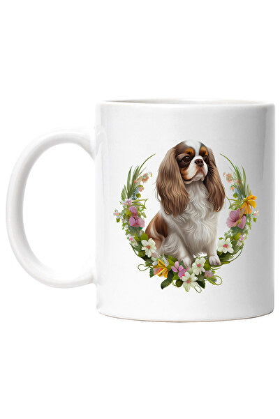 StoryGift Romania Cana cu un catelus blanos putin trist | ilustratie | floric...