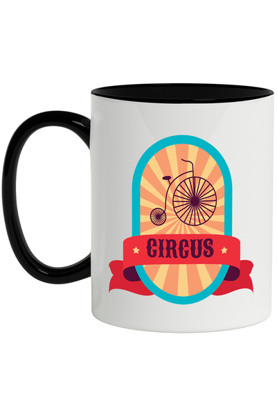 StoryGift Romania Cana Cu Mesaj In Engleza Circus, Circ, Stele, Emblema, Dung...