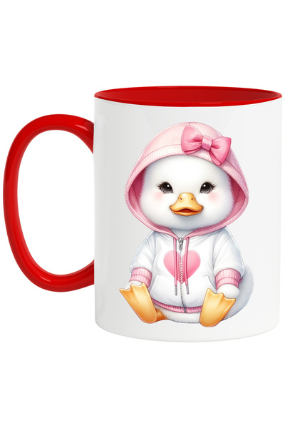 StoryGift Romania Cana cu o ratusca in hanorac | ilustratie | inima | funda |...