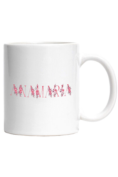 StoryGift Romania Cana Cu Numele Anamaria, Floral, Colorat, Creativ, Frumos, ...