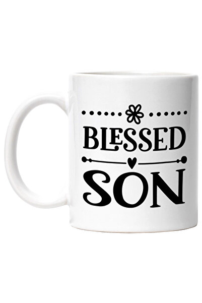 StoryGift Romania Cana cu textul in engleza "Blessed son" - fiu binecuvantat ...