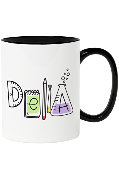 StoryGift Romania Cana Cu Numele Delia, Scoala, Chimie, Materii, Algebra, Geo...