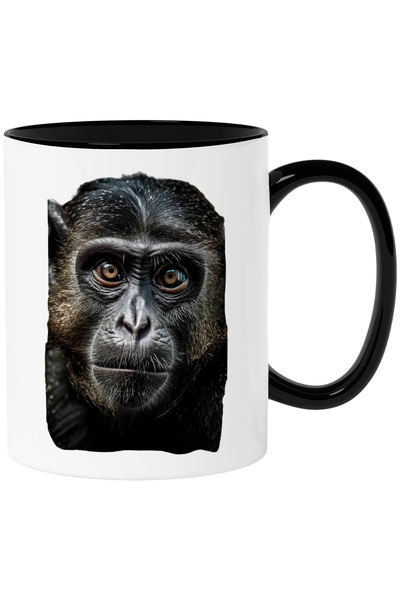 StoryGift Romania Cana Cu Privire Maimuta,Savana, Animale, Ochi Patrunzatori,...