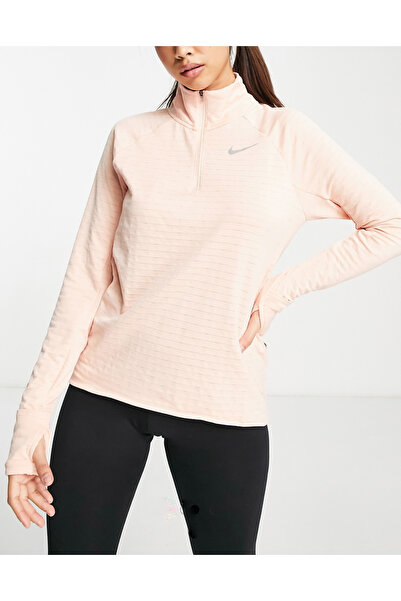Nike Therma-Fit Element 1/2-Zip للجري بأكمام طويلة للنساء NDD SPORT