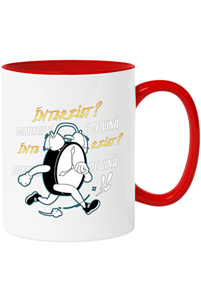 StoryGift Romania Cana intarziat_ dimineata e de vina, scoala, office, 330ml,...