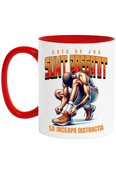 StoryGift Romania Cana cu Jucator Profesionist De Baschet Legare Siret Sport ...