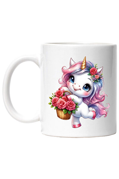 StoryGift Romania Cana cu un unicorn, ilustratie, vesel, bucuros, cos cu tran...