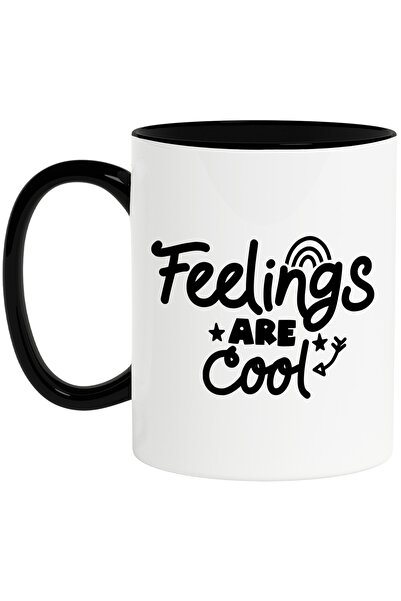 StoryGift Romania Cana cu mesajul in engleza "Feelings are cool" - sentimente...