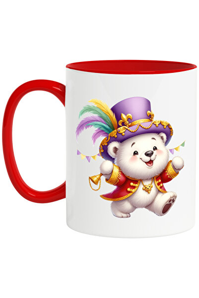 StoryGift Romania Cana cu un ursulet alb care e la circ | ilustratie | palari...