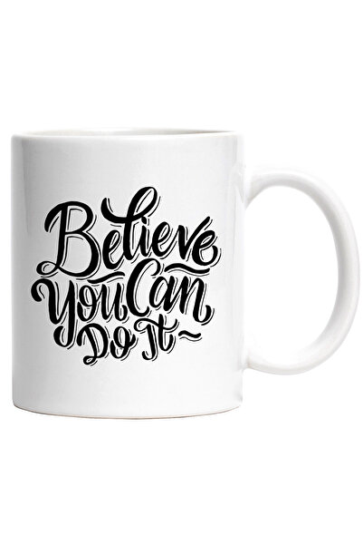 StoryGift Romania Cana Cu Mesaj In Engleza Believe You Can Do It, Crede Ca Po...