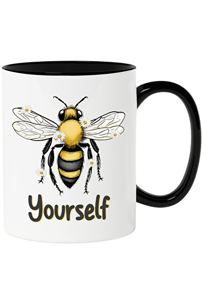 StoryGift Romania Cana cu albina cu floricele cu mesajul "Yourself", increder...