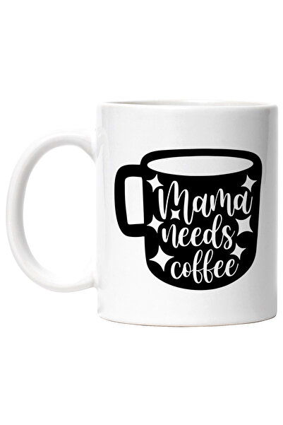 StoryGift Romania Cana cu mesajul in engleza "Mama needs coffee" - mama are n...