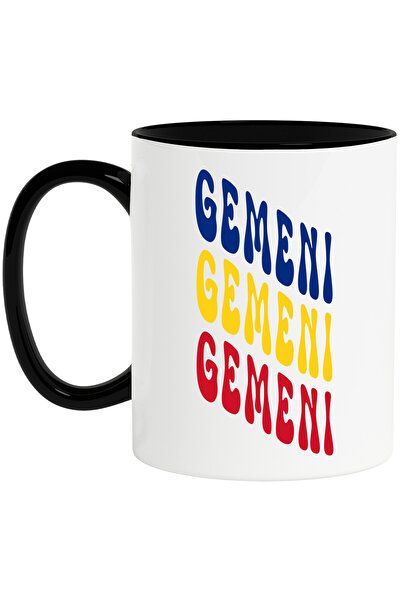 StoryGift Romania Cana Cuvantul Gemeni, in Culorile Steagului Romaniei, Rosu,...