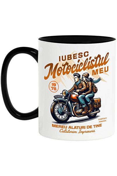 StoryGift Romania Cana cu Cuplu Romantic Calatorie Motor Printre Munti Valent...