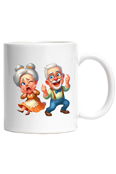 StoryGift Romania Cana cu o bunicuta care e trista in timp ce bunicul rade | ...