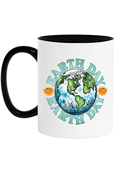 StoryGift Romania Cana cu planeta Pamant cu mesajul "Earth day, Earth day", z...
