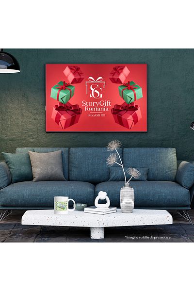 StoryGift Romania Cana __Givenchy_ - 100 Lei Romanesti, 330ml, Ceramic cu Maner Alb, Cu Maner Alb STG
