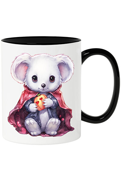 StoryGift Romania Cana cu un ursulet Koala care tine un dovleac decorat | ilu...