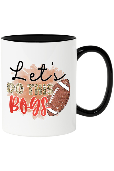 StoryGift Romania Cana cu mesajul "Let's do this, boys", hai sa o facem, ming...