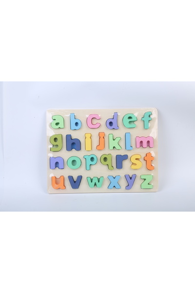 Factory Price - لغز الحروف الأبجدية الخشبية الصغيرة من الألف إلى الياء