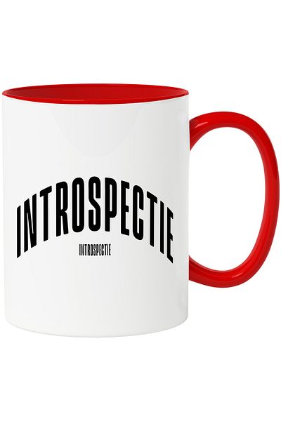 StoryGift Romania Cana Cuvantul Introspectie, Motivational, Self Help, Intelegere de Sine, Aprecie, Cu Maner Rosu
