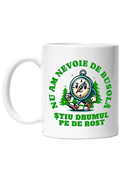 StoryGift Romania Cana cu Busola Animata mergatoare Intre Brazi Verzi Text Nu...