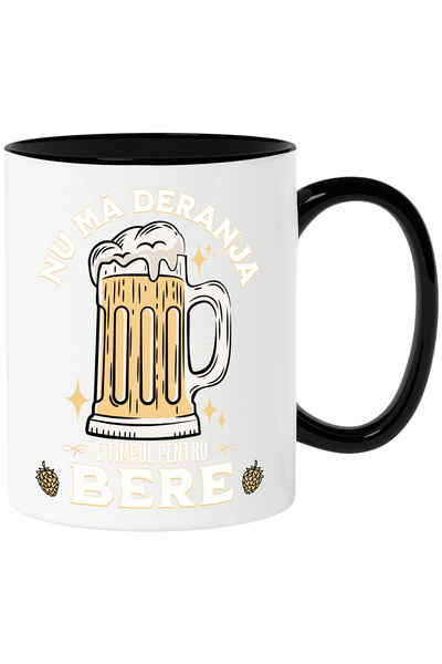 StoryGift Romania Cana Nu ma deranja, e timpul pentru bere relaxare, 330ml, C...