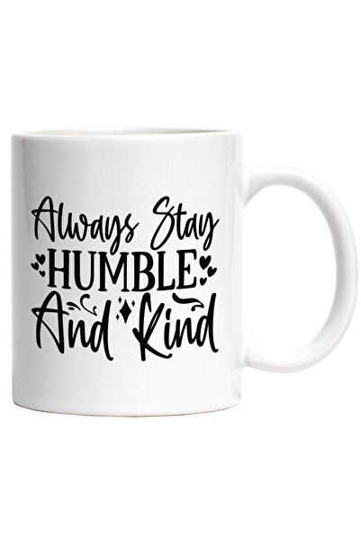 StoryGift Romania Cana cu inimioare si textul "Stai mereu modest si bun" - aj...