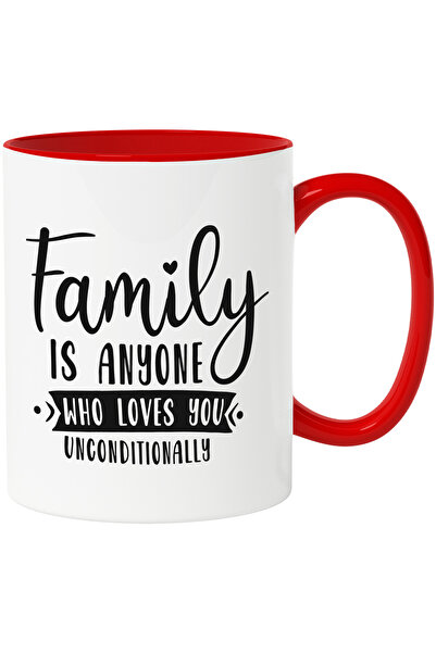 StoryGift Romania Cana cu textul "Family is anyone who loves you unconditiona...