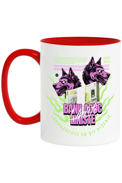 StoryGift Romania Cana Banii Aduc Liniste - Indrazneste sa Fii Diferit, 330ml...