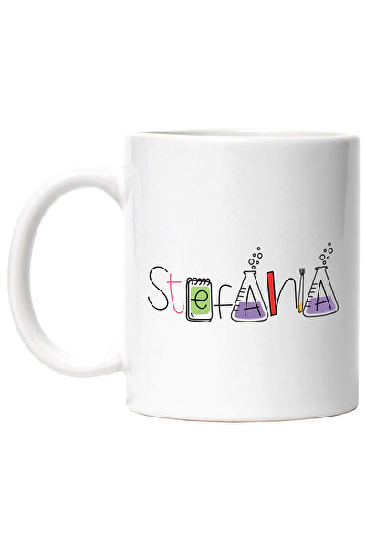 StoryGift Romania Cana Cu Numele Stefania, Scoala, Chimie, Materii, Algebra, ...