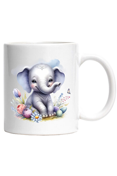 StoryGift Romania Cana cu un pui de elefant care sta degeaba | ilustratie | v...