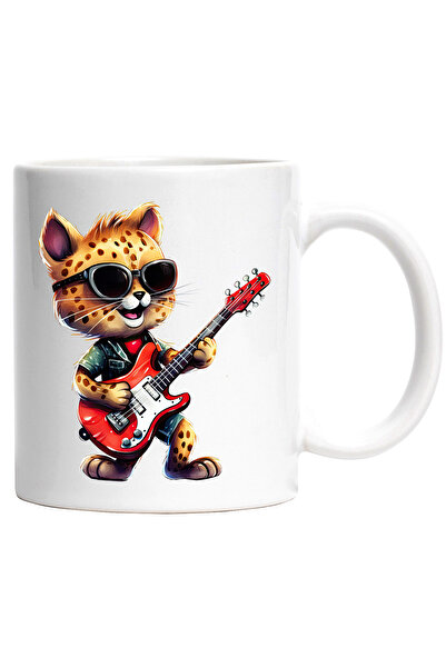 StoryGift Romania Cana cu un jaguar care canta la chitara | ilustratie | tale...