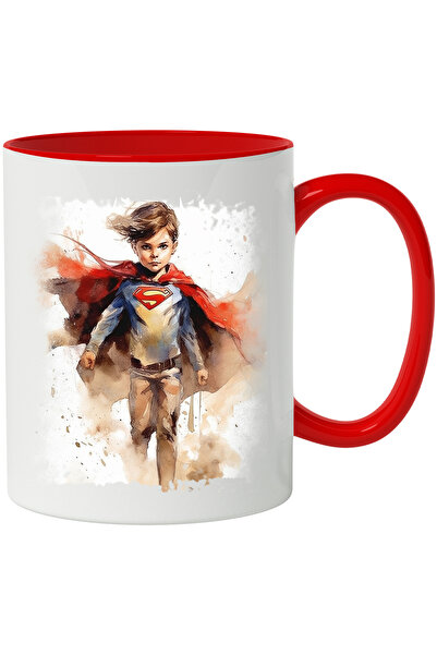 StoryGift Romania Cana Cu Copil, Superman, Erou, DC, Capa, Costum, Nisip, Mul...
