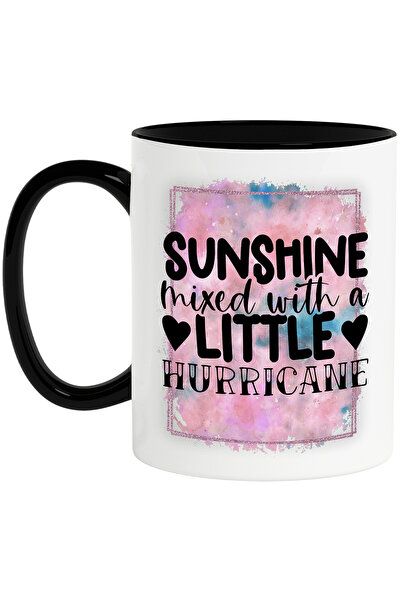 StoryGift Romania Cana cu mesajul "Sunshine mixed with a little hurricane", i...
