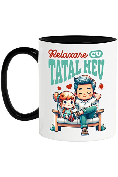 StoryGift Romania Cana cu tata Si Fiica Pe Banca Familie Relaxare Text Cu Tat...