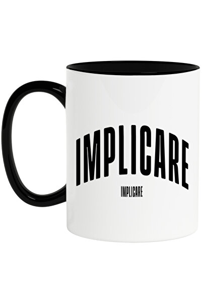 StoryGift Romania Cana Cuvantul Implicare, Motivational, Self Help, Intelegere de Sine, Apreciere,, Cu Maner Negru