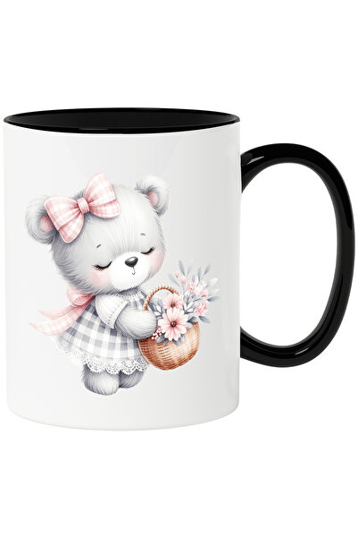 StoryGift Romania Cana cu o ursoaica imbujorata | ilustratie | tine un cosule...