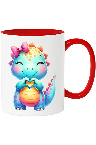 StoryGift Romania Cana cu un pui de dinozaur fericit | ilustratie | forma de ...