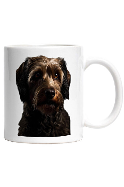 StoryGift Romania Cana cu Portret Caine Dragut, Maroniu cu Ochii Caprui, Blan...