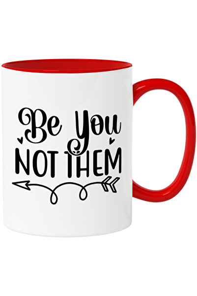 StoryGift Romania Cana cu inimioara si textul "Be you, not them" - fii tu ins...