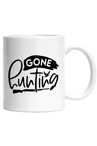 StoryGift Romania Cana cu textul in limba engleza "Gone hunting" - plecat la ...