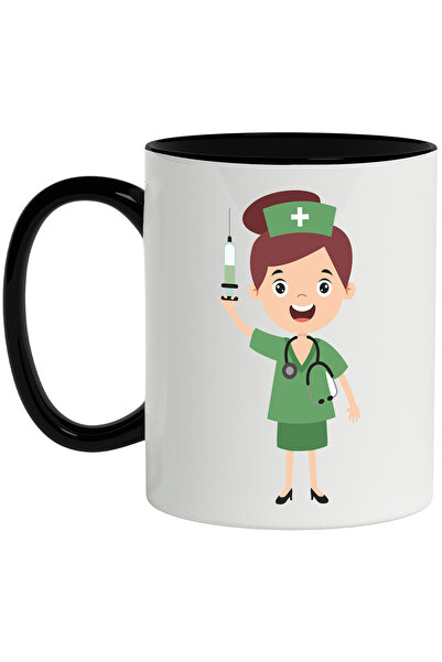 StoryGift Romania Cana Cu Asistenta, Fusta, Uniforma, Palarie, Seringa, Medic...